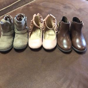 Bundle of 3 pair Toddler girl Shoes